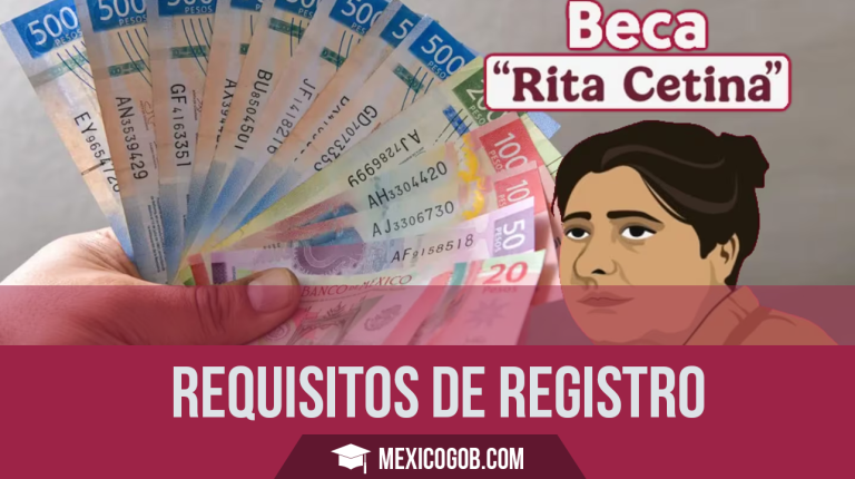 Requisitos de Registro para Preescolar y Primaria en la Beca Rita ...